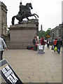 NT2574 : Ephemeral: Bedroom Tax protest outside Register House, Princes Street by Robin Stott