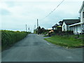 Houses on lane at Watchill