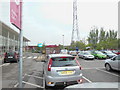 The carpark at Tesco Extra, Cheshunt