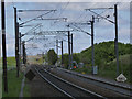 East Coast Main Line at Ulgham Lane crossing