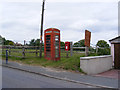 TM4686 : Telephone Box & The Street Postbox by Geographer