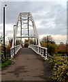 Southern end of the Honeybourne Line cycleway bridge, Cheltenham