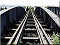 The disused Scotswood Railway Bridge