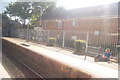 Ladywell station platform and adjacent housing