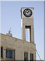 Clock tower made of brick