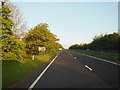 The A30 westbound near Harepath Farm