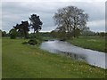 SO8844 : The artificial river in Croome Park by David Smith