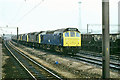 Row of locomotives, Bescot, 1976