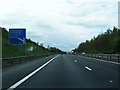 M74 northbound nears Junction 10