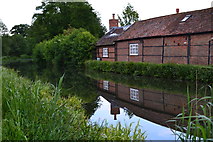 TQ0457 : Reflections in the River Wey Navigation by David Martin