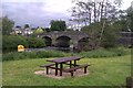 H3617 : Picnic area near Town Bridge, Belturbet by Hywel Williams