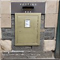 Gold Post in the Wall of the Post Office High Street Grantown on Spey