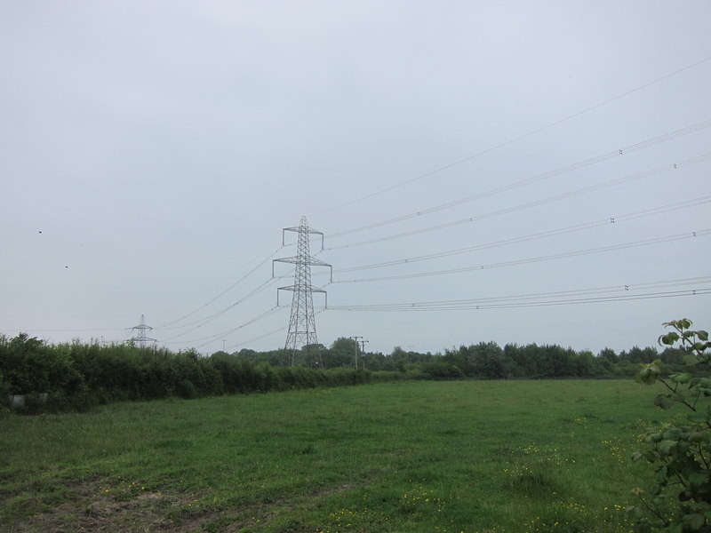 Pylons straddling the M4 adjacent to... © Dr Duncan Pepper :: Geograph ...