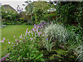 Pond in Garden in Monkswood Avenue, Waltham Abbey, Essex