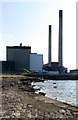 NT3975 : Cockenzie Power Station from the harbour by Alan Murray-Rust