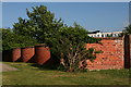 Crinkle crankle wall at the University of Chichester