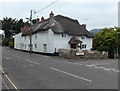 Thatched cottages on the corner of Woolbrook Road and Manstone Avenue, Sidmouth