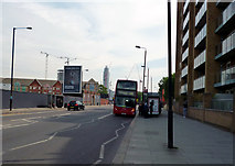 TQ2977 : Battersea:  The A3205 (Battersea Park Road) by Dr Neil Clifton