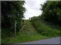 TM1141 : Footpath off London Road by Geographer