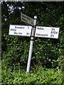 Roadsign on the B1124 Halesworth Road