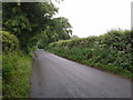 Lane heading north east near Poor House Cottage