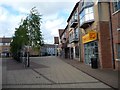 Row of shops, with flats above, Williams Way