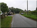 Houses on the edge of Neston, looking north east