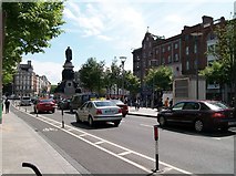 O1534 : Bicycle lane in Lower O'Connell Street by Eric Jones