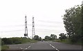 East Halton Road towards power  lines