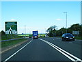 A76 nears Crossroads Roundabout