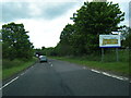 B7038 nears the A77 at the South Ayrshire boundary