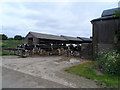 Farm buildings and cows near Boyton Hall