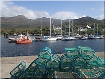 NG7526 : Harbour scene, Kyleakin by Andrew Hill