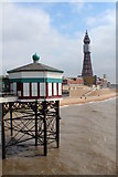 SD3036 : Blackpool - View from North Pier by Alan Heardman