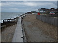 Selsey sea wall at Danefield Road