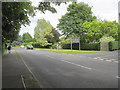 Golf Club Entrance on Tiddington Road (B4086)