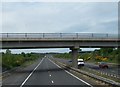 The Lower Newtown Road Bridge over the A1 at Meigh