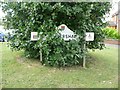 The village sign, Meppershall