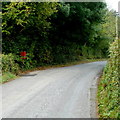 Rural postbox, Goytre