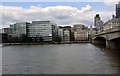 TQ3280 : London Bridge and the River Thames from Glaziers Hall by Steve  Fareham