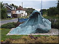 The Wave (or Kanagawa) sculpture, Selsey