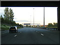 M8 passes under Wardle Road, Easterhouse