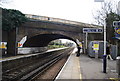 Bridge at the western end of Brentford Station