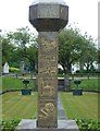 Leven Millennium Cross, coalmining scenes