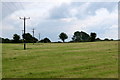 Powerlines over the hay field