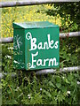 Banks Farm sign