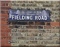 Old-style street name sign, Fielding Road