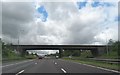 Round Ings Road crossing the M62