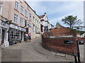 Steep climb to Scarborough Castle