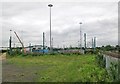 The expanding tram depot at Wilkinson Street